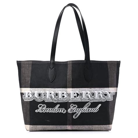 burberry doodle tote sale|Burberry leather handbags.